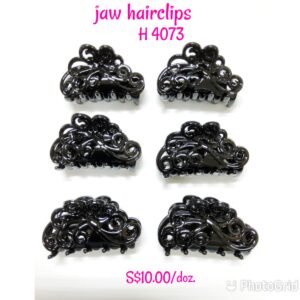 Black colour jaws hairclips H 4073.